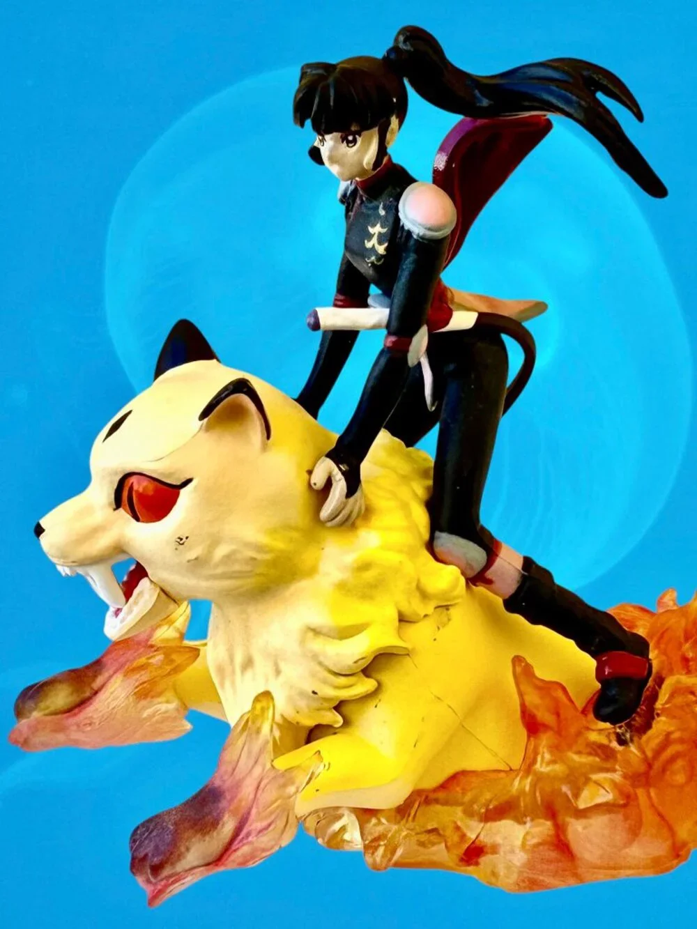 2005 Toynami InuYasha Mini Figurines Sango And Kirara Demon Slayer